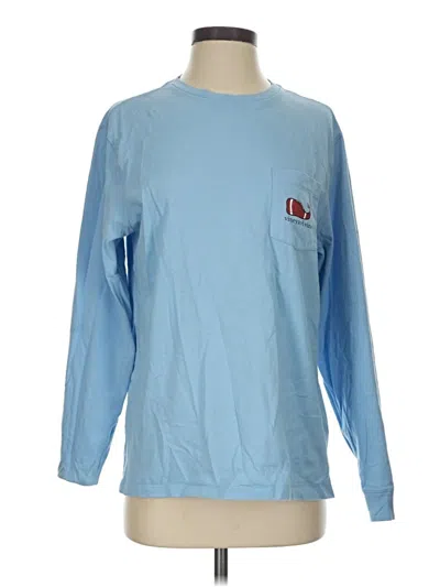 Pre-owned Vineyard Vines Long Sleeve T-shirt In Blue