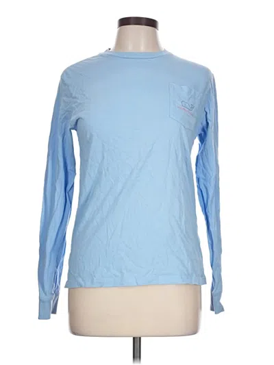 Pre-owned Vineyard Vines Long Sleeve T-shirt In Blue