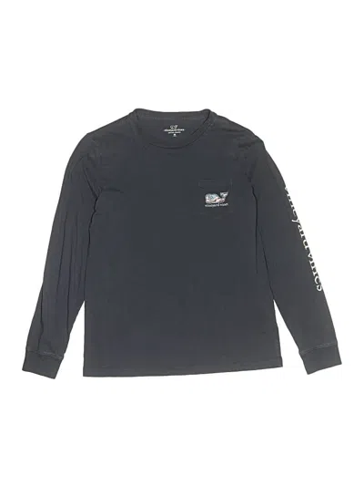 Pre-owned Vineyard Vines Kids' Long Sleeve T-shirt In Gray