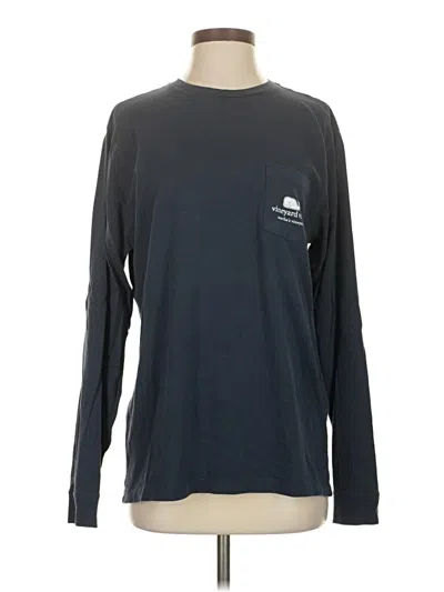 Pre-owned Vineyard Vines Long Sleeve T-shirt In Gray