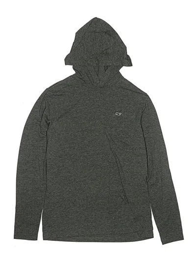 Pre-owned Vineyard Vines Kids' Long Sleeve T-shirt In Gray