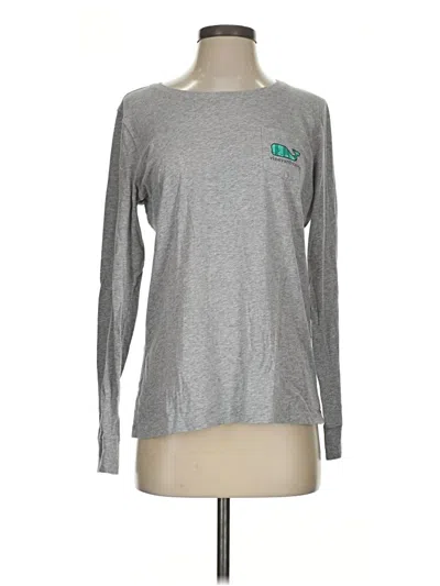 Pre-owned Vineyard Vines Long Sleeve T-shirt In Gray