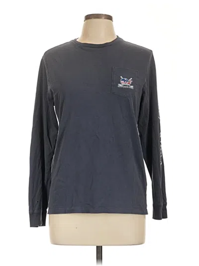 Pre-owned Vineyard Vines Long Sleeve T-shirt In Gray