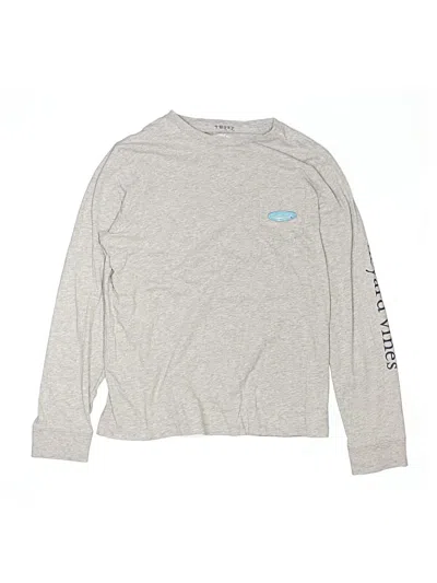 Pre-owned Vineyard Vines Kids' Long Sleeve T-shirt In Gray