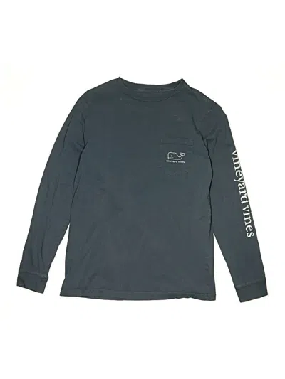 Pre-owned Vineyard Vines Kids' Long Sleeve T-shirt In Gray
