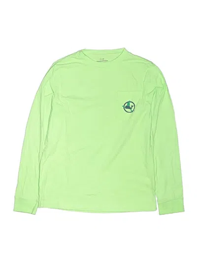 Pre-owned Vineyard Vines Kids' Long Sleeve T-shirt In Green