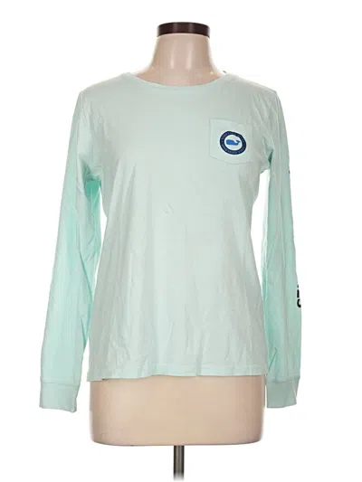 Pre-owned Vineyard Vines Long Sleeve T-shirt In Green