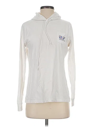 Pre-owned Vineyard Vines Long Sleeve T-shirt In Ivory