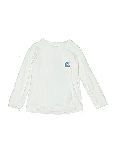 Pre-owned Vineyard Vines Kids' Long Sleeve T-shirt In Ivory