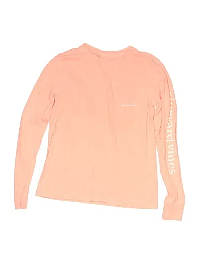 Pre-owned Vineyard Vines Kids' Long Sleeve T-shirt In Orange