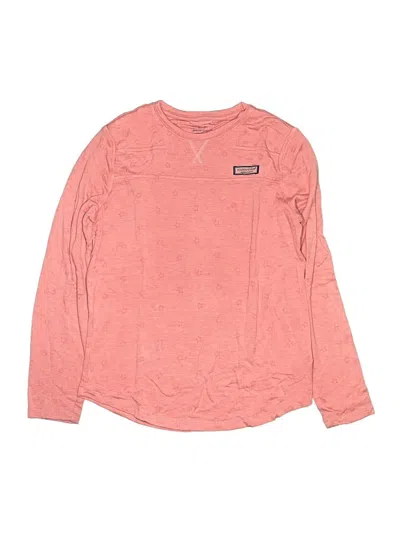 Pre-owned Vineyard Vines Kids' Long Sleeve T-shirt In Pink