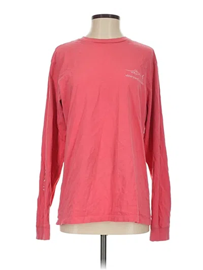 Pre-owned Vineyard Vines Long Sleeve T-shirt In Pink