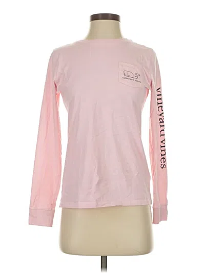 Pre-owned Vineyard Vines Long Sleeve T-shirt In Pink