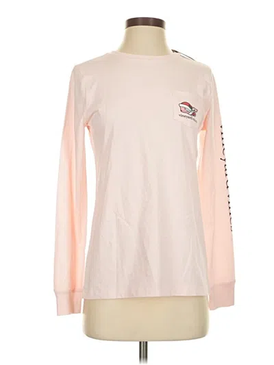 Vineyard Vines Long Sleeve T-shirt In Pink