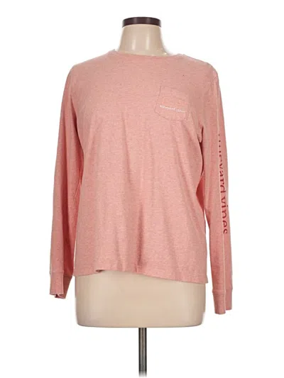 Pre-owned Vineyard Vines Long Sleeve T-shirt In Pink