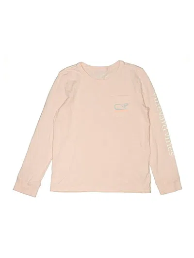 Pre-owned Vineyard Vines Kids' Long Sleeve T-shirt In Pink