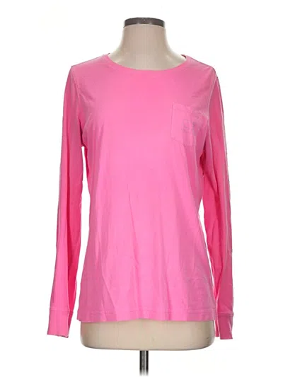 Pre-owned Vineyard Vines Long Sleeve T-shirt In Pink