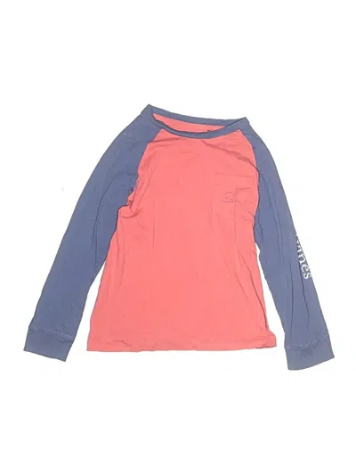 Pre-owned Vineyard Vines Kids' Long Sleeve T-shirt In Pink
