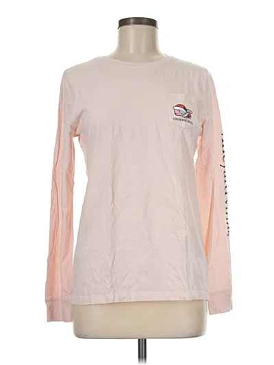 Pre-owned Vineyard Vines Long Sleeve T-shirt In Pink