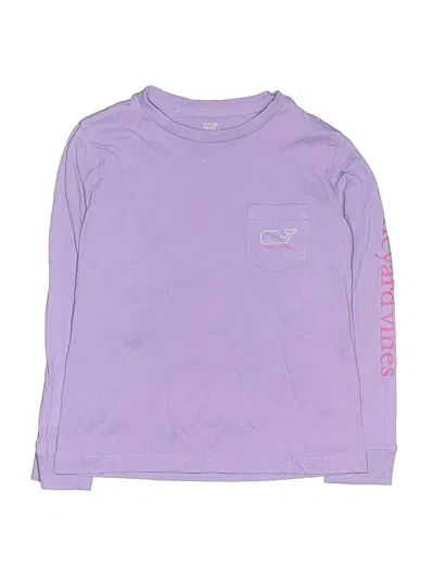 Pre-owned Vineyard Vines Kids' Long Sleeve T-shirt In Purple