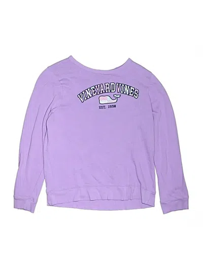Pre-owned Vineyard Vines Kids' Long Sleeve T-shirt In Purple