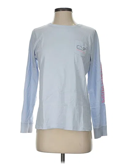 Pre-owned Vineyard Vines Long Sleeve T-shirt In Silver