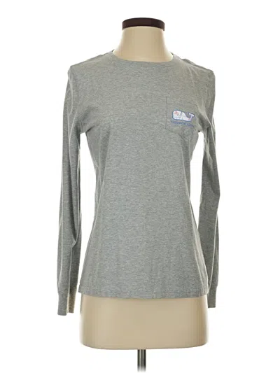 Pre-owned Vineyard Vines Long Sleeve T-shirt In Silver