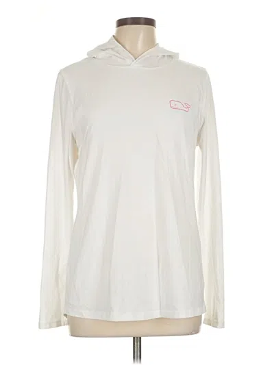 Pre-owned Vineyard Vines Long Sleeve T-shirt In White