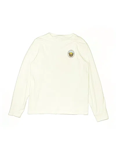 Pre-owned Vineyard Vines Kids' Long Sleeve T-shirt In White