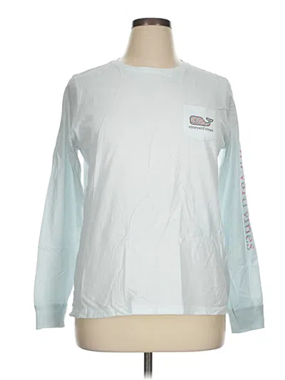 Pre-owned Vineyard Vines Long Sleeve T-shirt In White