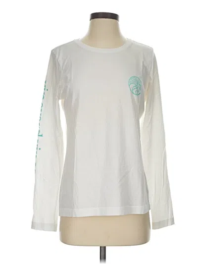 Pre-owned Vineyard Vines Long Sleeve T-shirt In White