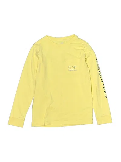 Pre-owned Vineyard Vines Kids' Long Sleeve T-shirt In Yellow