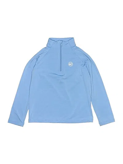 Pre-owned Vineyard Vines Kids' Long Sleeve Turtleneck In Blue