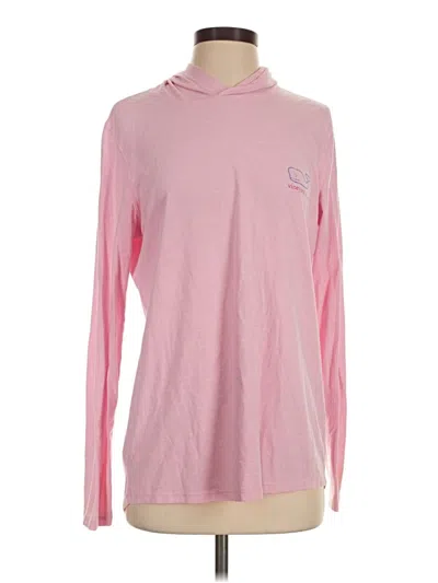 Pre-owned Vineyard Vines Long Sleeve Turtleneck In Pink