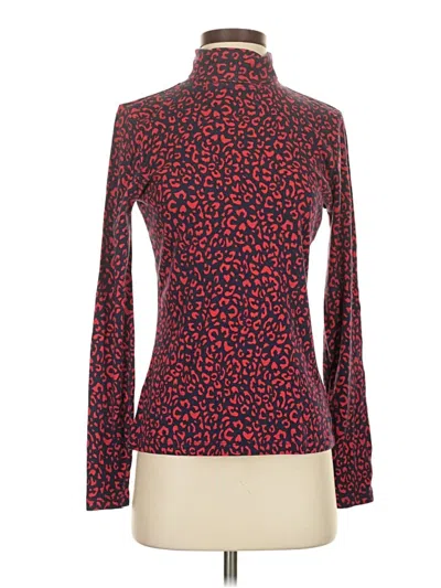 Pre-owned Vineyard Vines Long Sleeve Turtleneck In Red