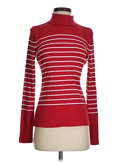 Pre-owned Vineyard Vines Long Sleeve Turtleneck In Red