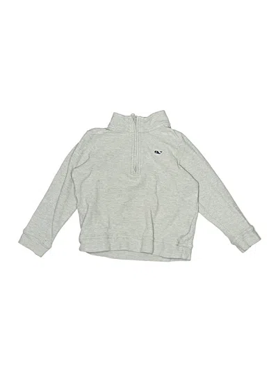 Pre-owned Vineyard Vines Kids' Long Sleeve Turtleneck In Silver