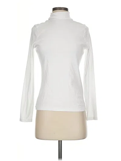 Pre-owned Vineyard Vines Long Sleeve Turtleneck In White