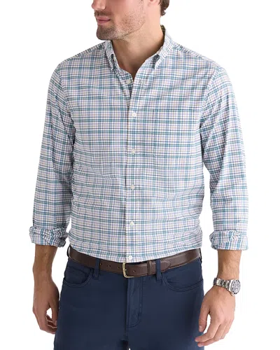 Vineyard Vines Low Country Loden Plaid Relaxed Plaid Shirt In Blue