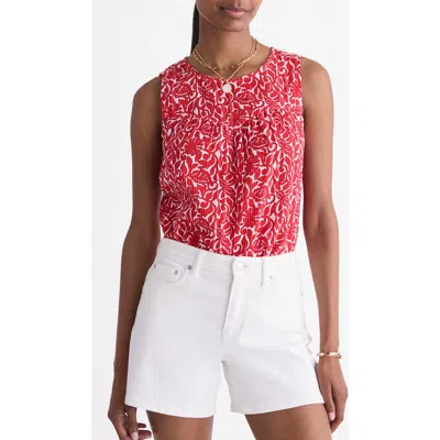 Vineyard Vines Lynn Print Sleeveless Top In Multi