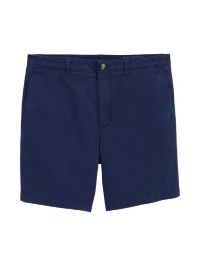 Vineyard Vines Men's Island Cotton-blend Shorts In Blue Blazer