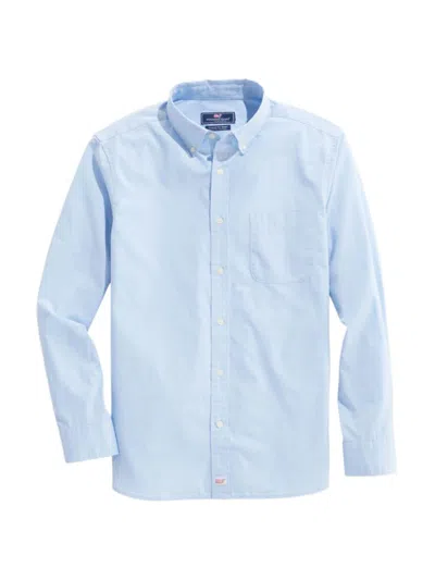 Vineyard Vines Men's Solid Classic Murray Shirt In Jake Blue