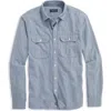 Vineyard Vines Montauk Indigo Stripe Button-up Shirt In Gray