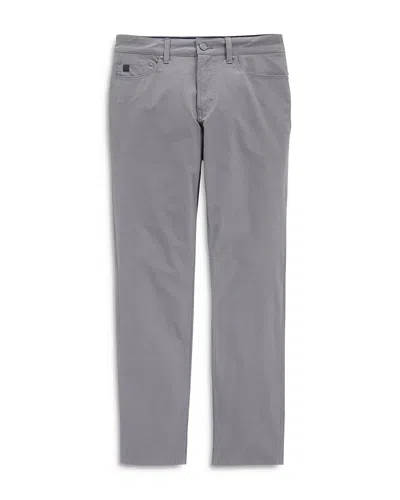 Vineyard Vines On The Go Canvas Five Pocket Pants In Gray H