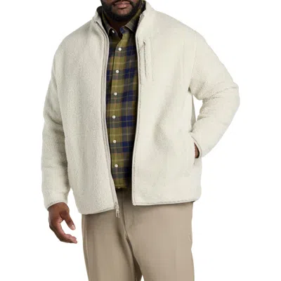 Vineyard Vines On-the-go Fleece Jacket In Stone