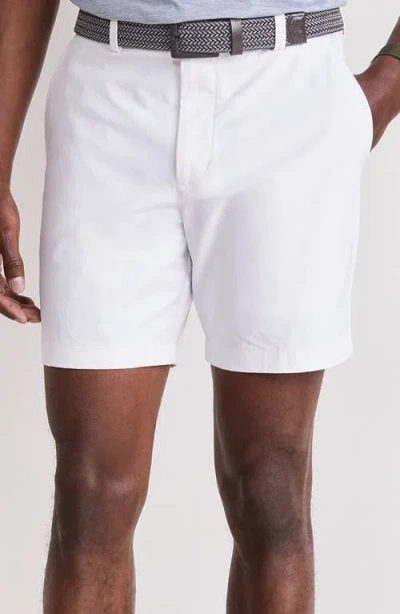 Vineyard Vines On-the-go Water Repellent Shorts In White