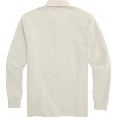Vineyard Vines Organic Cotton Rugby Shirt In Gray
