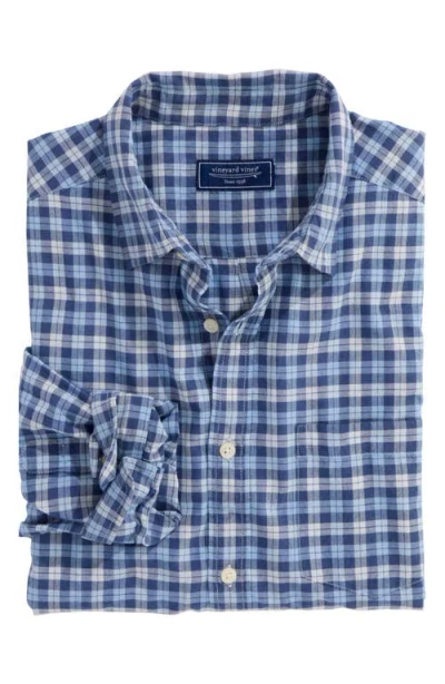 Vineyard Vines Overlook Regular Fit Plaid Cotton Madras Button-up Shirt