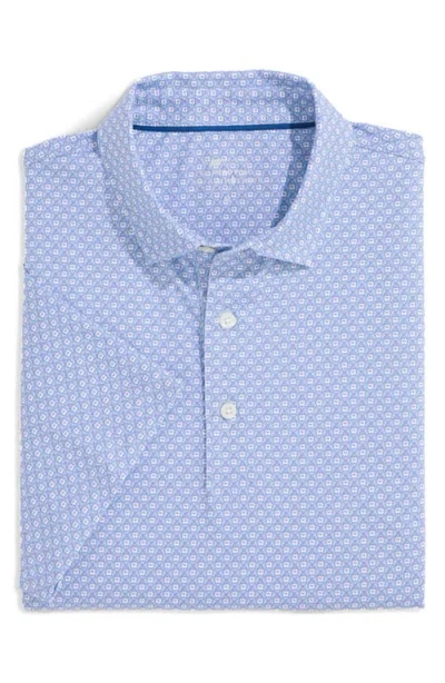 Vineyard Vines Palmero Brrr° Performance Polo In Tee Time J Blue