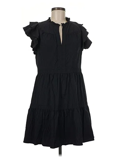 Pre-owned Vineyard Vines Performance Casual Dress In Black